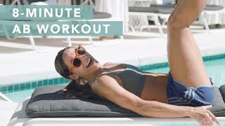 Charlee Atkins 8 minute summer abs workout  Good Moves [upl. by Asselem991]