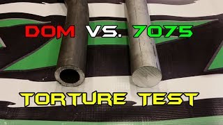 OffRoad Steering and Suspension links DOM Steel vs 7075 Aluminum strength testing [upl. by Torp]