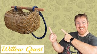 Making a traditional Guernsey willow ormering basket Pannier A Cou from scratch [upl. by Franci]