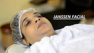 Facial step by step  Janssen Facial  Hasna Beauty Salon [upl. by Urial]