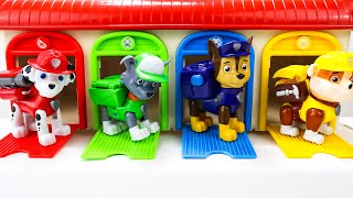 Oddly Satisfying Garage l PAW Patrol Guess The Right Door amp Cutting ASMR l Part 2 [upl. by Genvieve870]