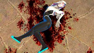 Gmod Gwen Stacy Ragdolls And Crazy Fails 4 [upl. by Nema]