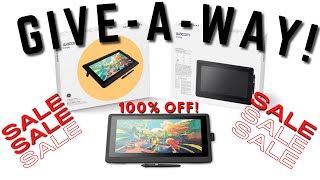 Wacom Cintiq 16 GIVEAWAY [upl. by Rockel740]