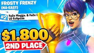 2ND IN FROSTY FRENZY FINALS ❄️ 1800 Day 1  FaZe Megga [upl. by Walston]