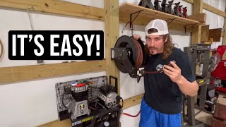 Save Your HardEarned Cash DIY Air Hose Reel Repair harborfreight [upl. by Fernando]