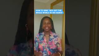 HOW TO SING “HES GOT THE WHOLE WORLD IN HIS HANDS”  YOUTUBE MIGNONNE KASONGO TSHAMALA [upl. by Gail602]