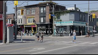 202 Jones Avenue Toronto  Leslieville [upl. by Deck918]