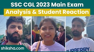 SSC CGL Mains Exam Analysis 2023 [upl. by Giffie]