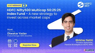 HDFC Nifty500 Multicap 502525 Index Fund  A new strategy to invest across market caps [upl. by Nuoras]