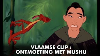 Mulan  Vlaamse Clip Ontmoeting Met Mushu  Disney BE [upl. by Naxor]