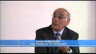 Gérard Romedenne Pastprésident du CICCIN à Rouen [upl. by Katzir7]