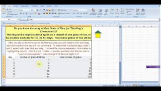 Arithmetic sequences and series with a spreadsheet [upl. by Karine288]