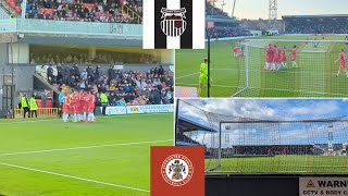 ACCRINGTON FANS GO MENTAL AT GRIMSBY  Grimsby 02 Accrington viral grimsbytown accringtonstanley [upl. by Figge566]