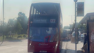 Shabby FRV  TFL Bus Route 122 Plumstead Bus Garage  Crystal Palace [upl. by Kcirneh]