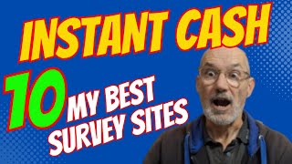 10 Best Survey Sites 2024  Make Money Online  Get Paid Instant Cash [upl. by Roland179]