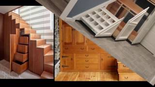 Building Shelves under the Staircase with Storage  DA Santos [upl. by Terchie]