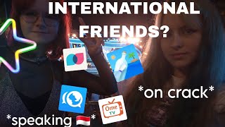 HOW TO MEET INTERNATIONAL FRIENDS face reveal FT MY FRIEND again on crack [upl. by Kohcztiy]