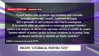 Începe “Litoralul pentru toţi”  LITORAL TV [upl. by Leseil]