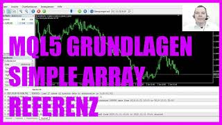 MQL5 TUTORIAL GRUNDLAGEN  107 SIMPLE ARRAY REFERENZ [upl. by Hunfredo]