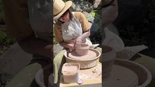 Creating my own artist retreat pottery ceramics clay travel outdoors artistretreat handmade [upl. by Yvaht]