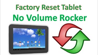 Factory Reset on Proscan PLT7223G or Tablet wo Vol Rocker [upl. by Lekkim]