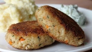 Fischfrikadellen Selber Machen Rezept  Homemade Fishcakes Recipe  ENG SUBS [upl. by Hgielra764]