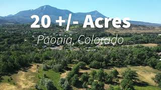 20  Acres Paonia Colorado [upl. by Anaihr]