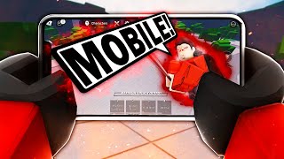 I Played ROBLOX The Strongest Battlegrounds on MOBILE for The FIRST TIME [upl. by Vanhomrigh]