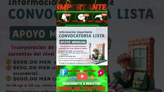 💥🎓🚨Fecha de la próxima CONVOCATORIA del programa MI BECA PARA EMPEZAR📅📝🫨 [upl. by Nnaarat912]