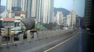 동서고가도로 낙동대교  황령IC Dongseo Elevated Road in Busan Korea [upl. by Laucsap]