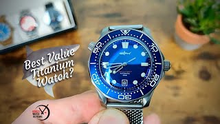 🌊 Titanium Heimdallr Sea Ghost Omega Seamaster NTTD Homage 👻 Honest Watch Review HWR [upl. by Oznecniv]