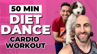 50 min Diet Dance Cardio Workout at Home 🔥 Beginner Aerobics [upl. by Lennad]