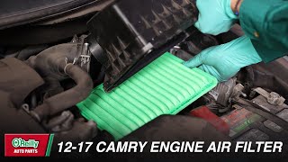 How To Change the Engine Air Filter in a 2012 to 2017 Toyota Camry [upl. by Hsima674]