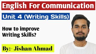 How to improve writing Skills  English For Communication RGPV [upl. by Vasily]