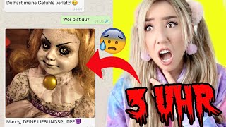 OMG 😱 meine PUPPE ist VERFLUCHT HILF MIR 3 Uhr Nachts whatsapp [upl. by Nytsua]