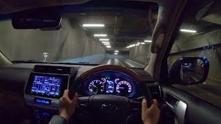 【Test Drive】2018 TOYOTA LANDCRUISER PRADO TRD Package TZG Diesel 4WD  POV Night Drive [upl. by Ajim]