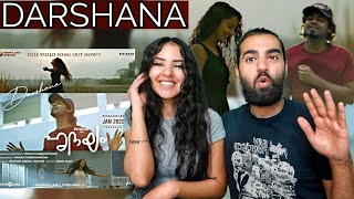 🇮🇳 REACTING TO DARSHANA Soooo cute 🥰  Darshana  Official Video Song  Hridayam REACTION [upl. by Amye82]