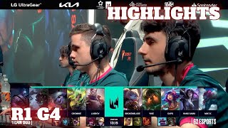 G2 vs BDS  Game 4 Highlights  Round 1 LEC 2023 Season Finals  G2 Esports vs Team BDS G4 [upl. by Annahsirhc134]