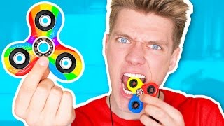 DIY Candy Fidget Spinners YOU CAN EAT Rare Edible Fidget Spinner amp Tricks [upl. by Htrahddis]