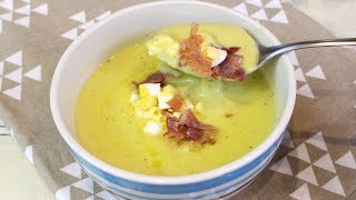 Crema de calabacín y queso de cabra en Thermomix DELICIOSA [upl. by Eceela]