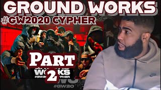 GW20 Groundworks Cypher 2020 Unknown T Digga D M1llionzKoTeewayDa  Reaction 2 [upl. by Eimme]