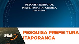 TV Atalaia divulga pesquisa a prefeitura de Itaporanga  CA [upl. by Janela]