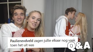 SLIEPEN WIJ SAMEN TIJDENS DE BREAKUP amp EERSTE ZOEN NADOEN  QampA MET JUULTJE [upl. by Nadoj652]