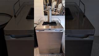 Kegland Kegerator Series X1 Stainless steel with 3d printed CO2 holder beer brewing [upl. by Aikin]