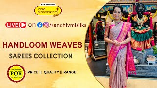 Handloom Weave Sarees  WhatsApp Number 89 0001 0002  Kancheepuram Varamahalakshmi Silks Sarees [upl. by Len]