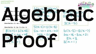 Algebraic Proof  Revision for Maths GCSE and IGCSE [upl. by Tammy]