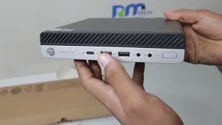 UNBOXING HP CPU PRODESK 600 G4 MINI DESKTOP I58600T [upl. by Nella]