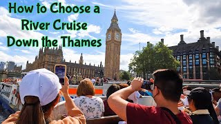 Experience London From the Thames River  How to book a river cruise down the Thames [upl. by Ettenad186]