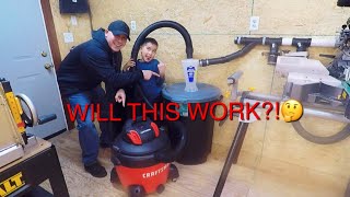 WILL A SHOP VAC WORK AS A DUST COLLECTOR [upl. by Sands]