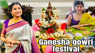 Gowri Ganesha Celebration with Loved Ones🎉♥️ [upl. by Ateiluj]